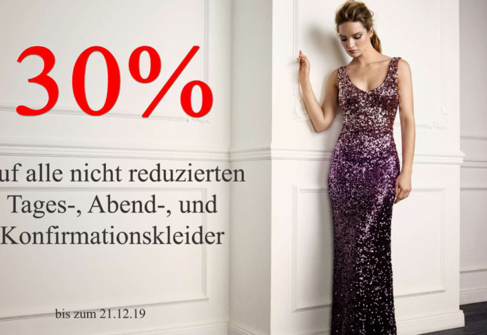 30% auf Kleider